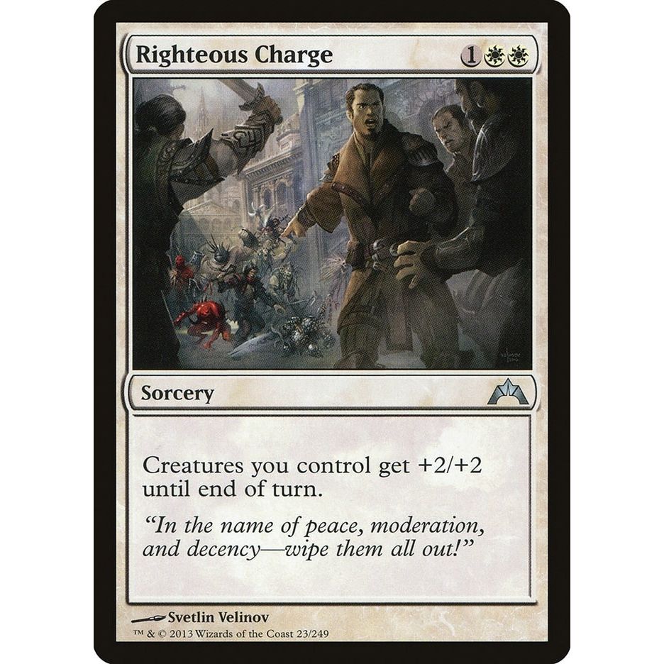 Image for Righteous Charge (23) (GTC) - Magic: The Gathering