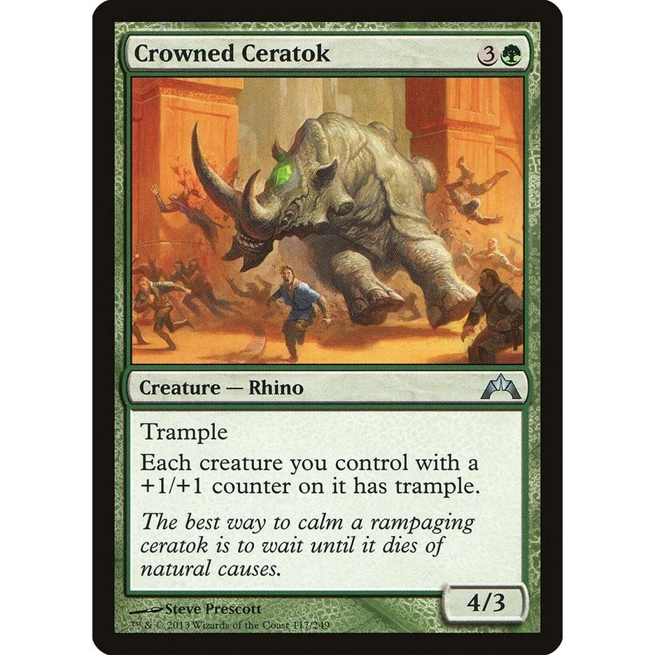 Image for Crowned Ceratok (117) (GTC) - Magic: The Gathering