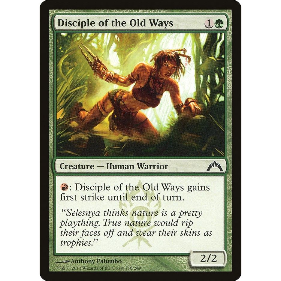 Image for Disciple of the Old Ways (118) (GTC) - Magic: The Gathering