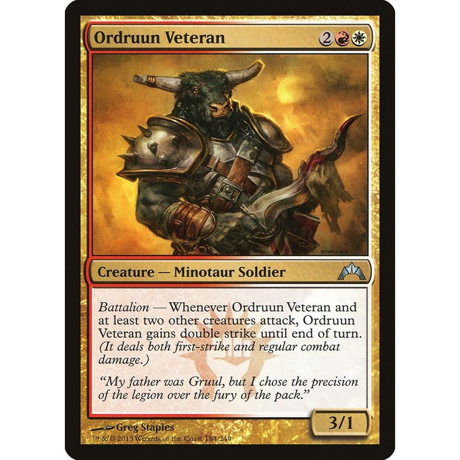 Image for Ordruun Veteran (184) (GTC) - Magic: The Gathering