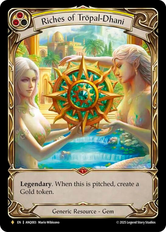 Image for Riches of Tropal-Dhani (ANQ003) (ANQ) - Flesh and Blood TCG