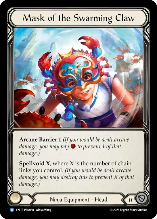 Image for Mask of the Swarming Claw (PEN030) (PEN) - Flesh and Blood TCG
