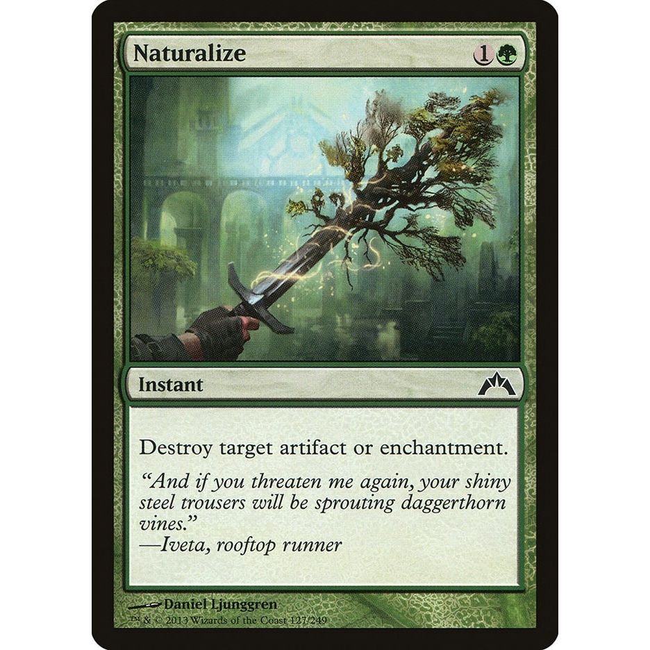 Image for Naturalize (127) (GTC) - Magic: The Gathering