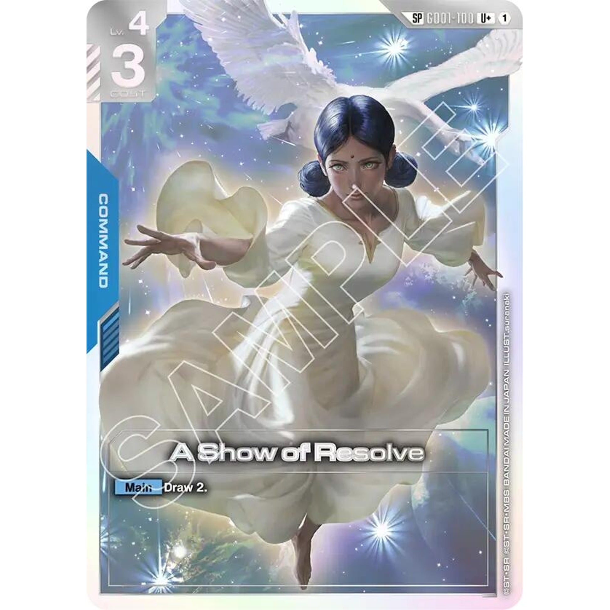 Image for A Show of Resolve (SP) (U+) (GD01-100) (GD03) - Gundam Card Game