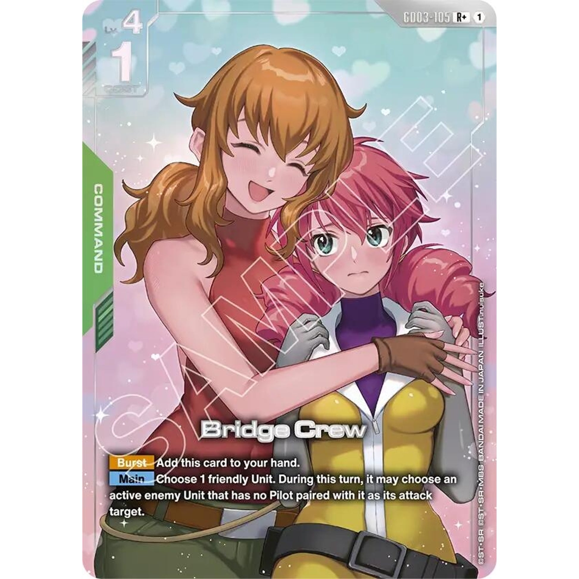 Image for Bridge Crew (R+) (GD03-105) (GD03) - Gundam Card Game
