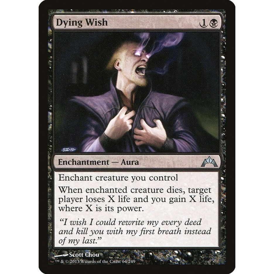 Image for Dying Wish (64) (GTC) - Magic: The Gathering
