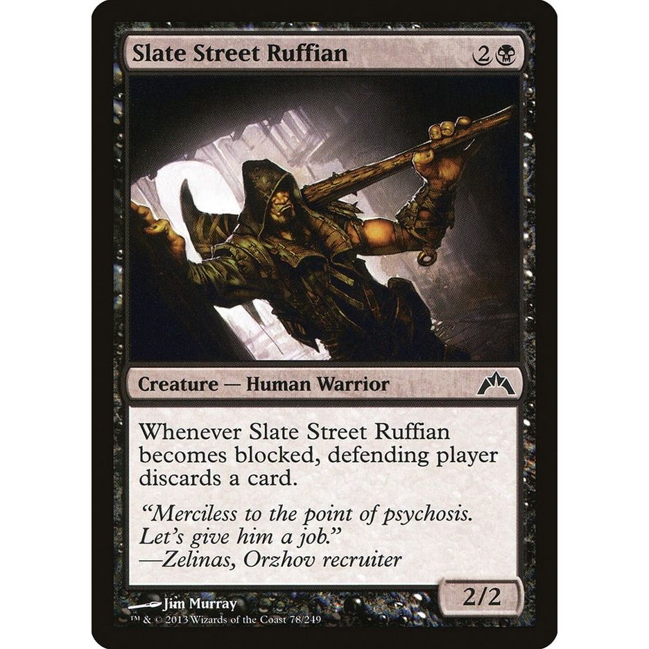 Image for Slate Street Ruffian (78) (GTC) - Magic: The Gathering