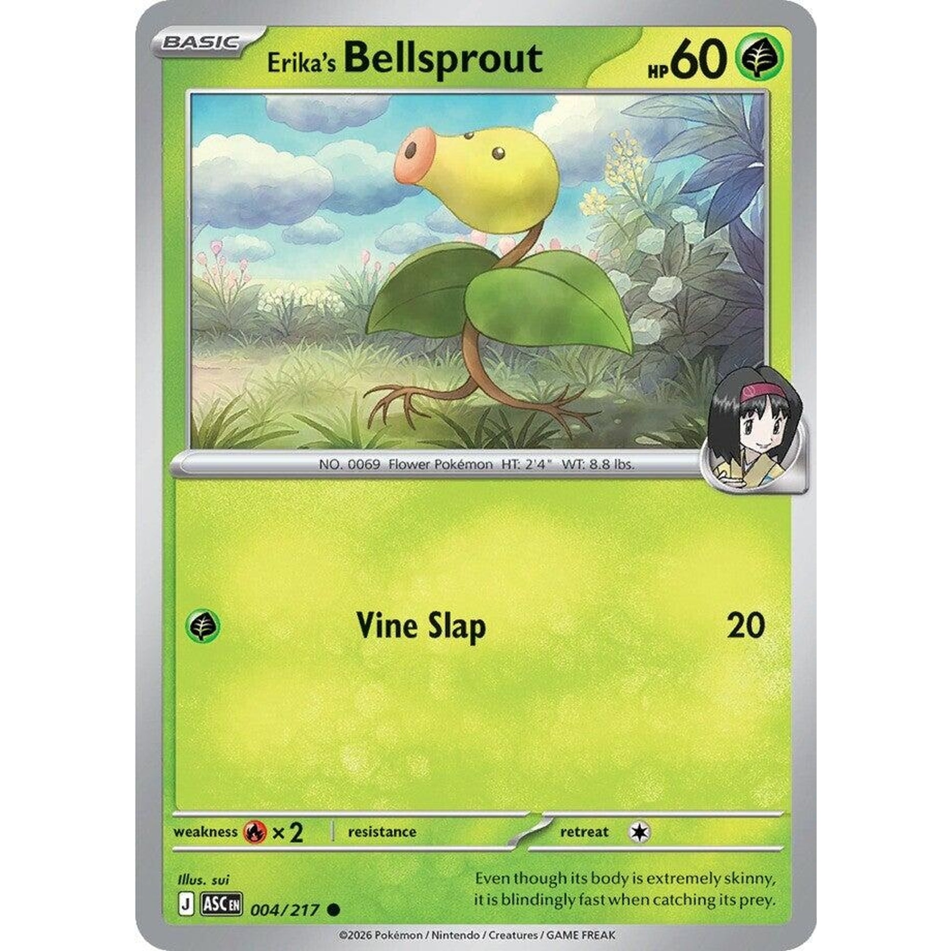 Image for Erika's Bellsprout (004/217) (ASC) - Pokemon