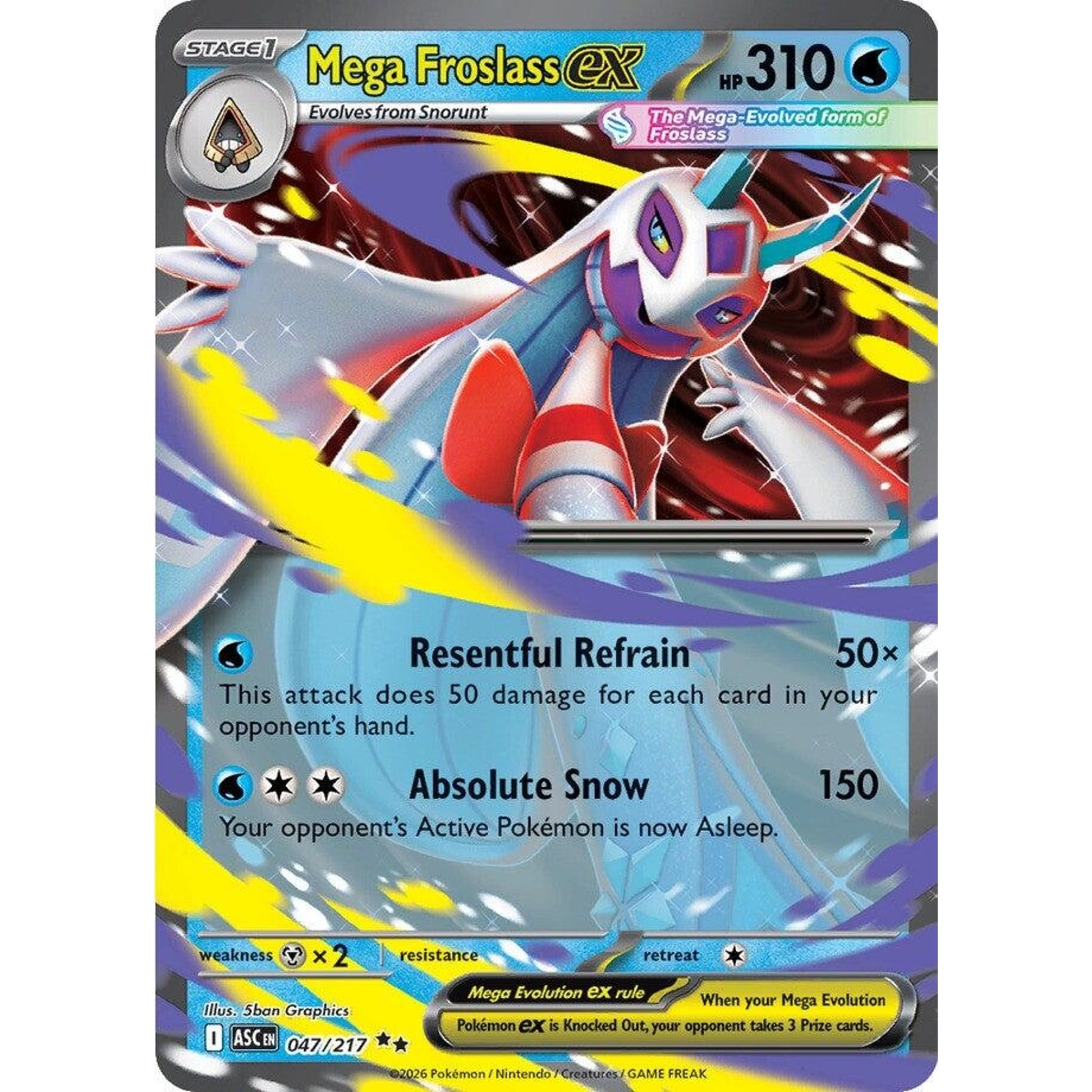 Image for Mega Froslass ex (047/217) (ASC) - Pokemon