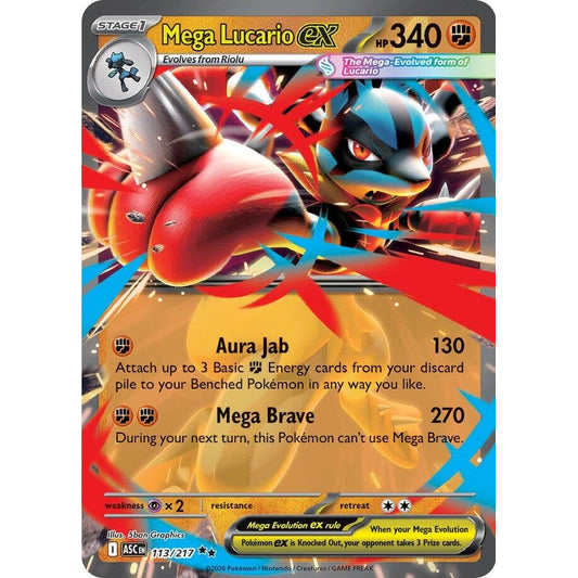 Image for Mega Lucario ex (113/217) (ASC) - Pokemon
