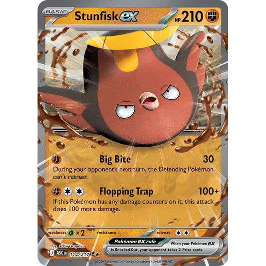 Image for Stunfisk ex (114/217) (ASC) - Pokemon