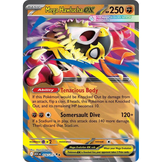 Image for Mega Hawlucha ex (116/217) (ASC) - Pokemon