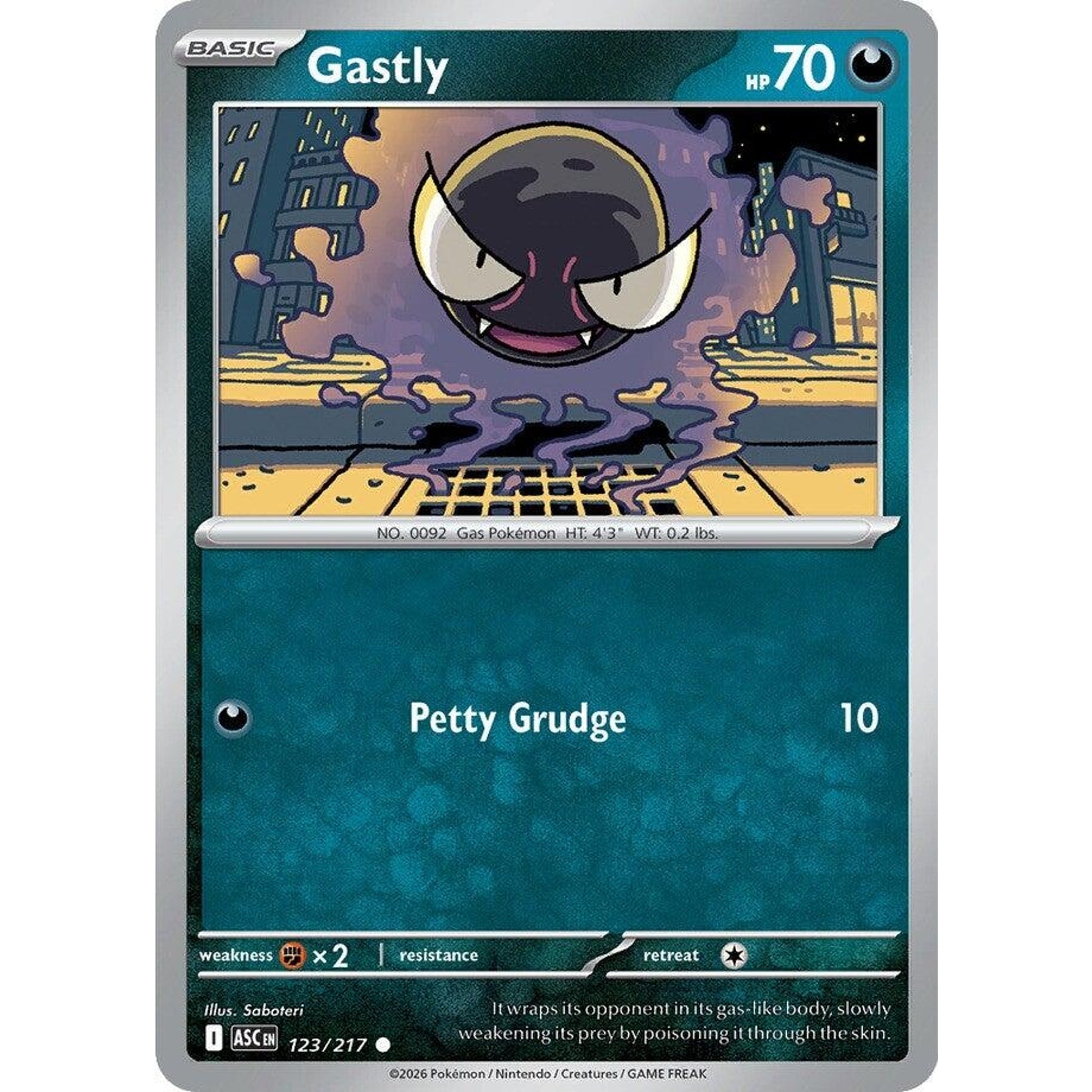 Image for Gastly (123/217) (ASC) - Pokemon