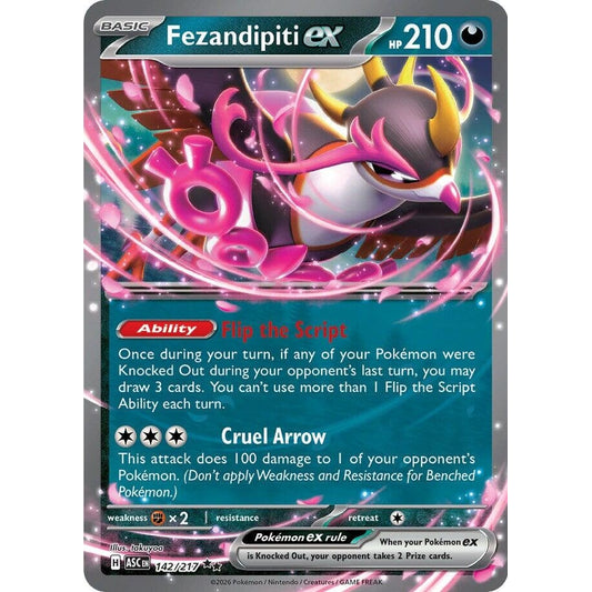 Image for Fezandipiti ex (142/217) (ASC) - Pokemon