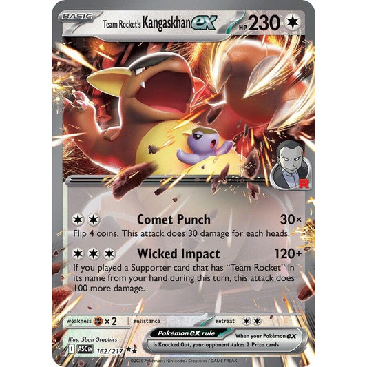 Image for Team Rocket's Kangaskhan ex (162/217) (ASC) - Pokemon