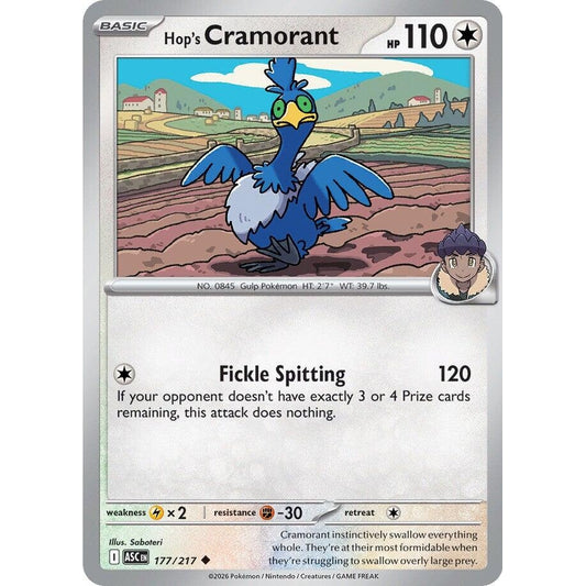 Image for Hop's Cramorant (177/217) (ASC) - Pokemon