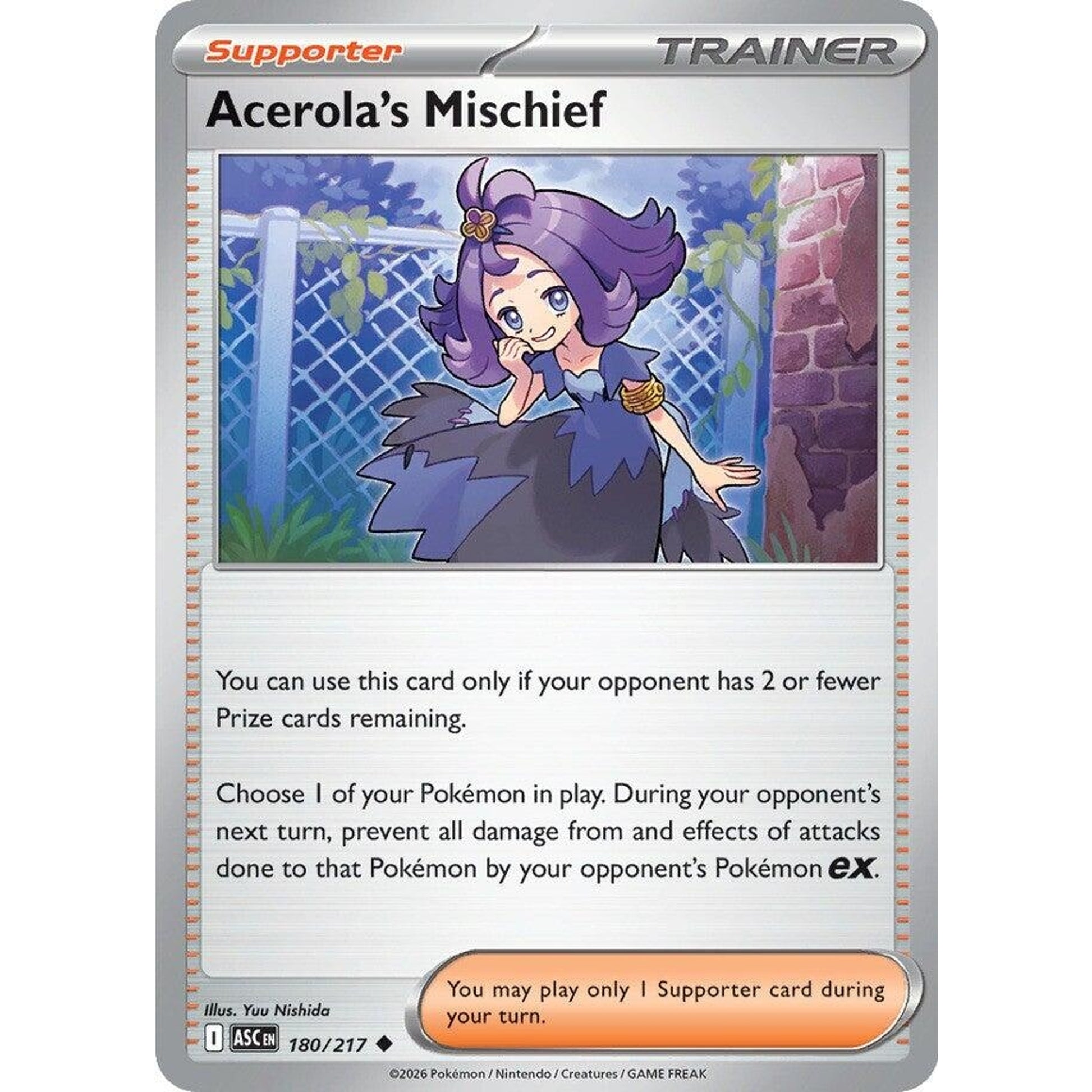 Image for Acerola's Mischief (180/217) (ASC) - Pokemon