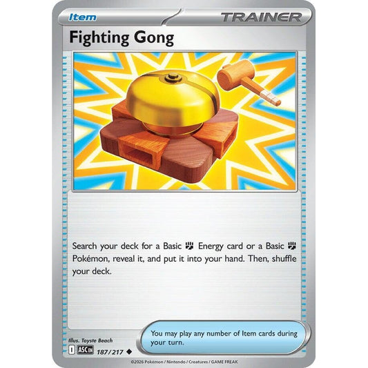Image for Fighting Gong (187/217) (ASC) - Pokemon