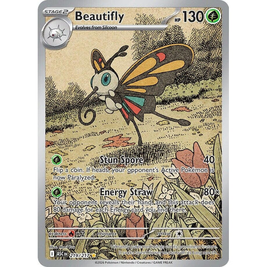 Image for Beautifly (219/217) (ASC) - Pokemon