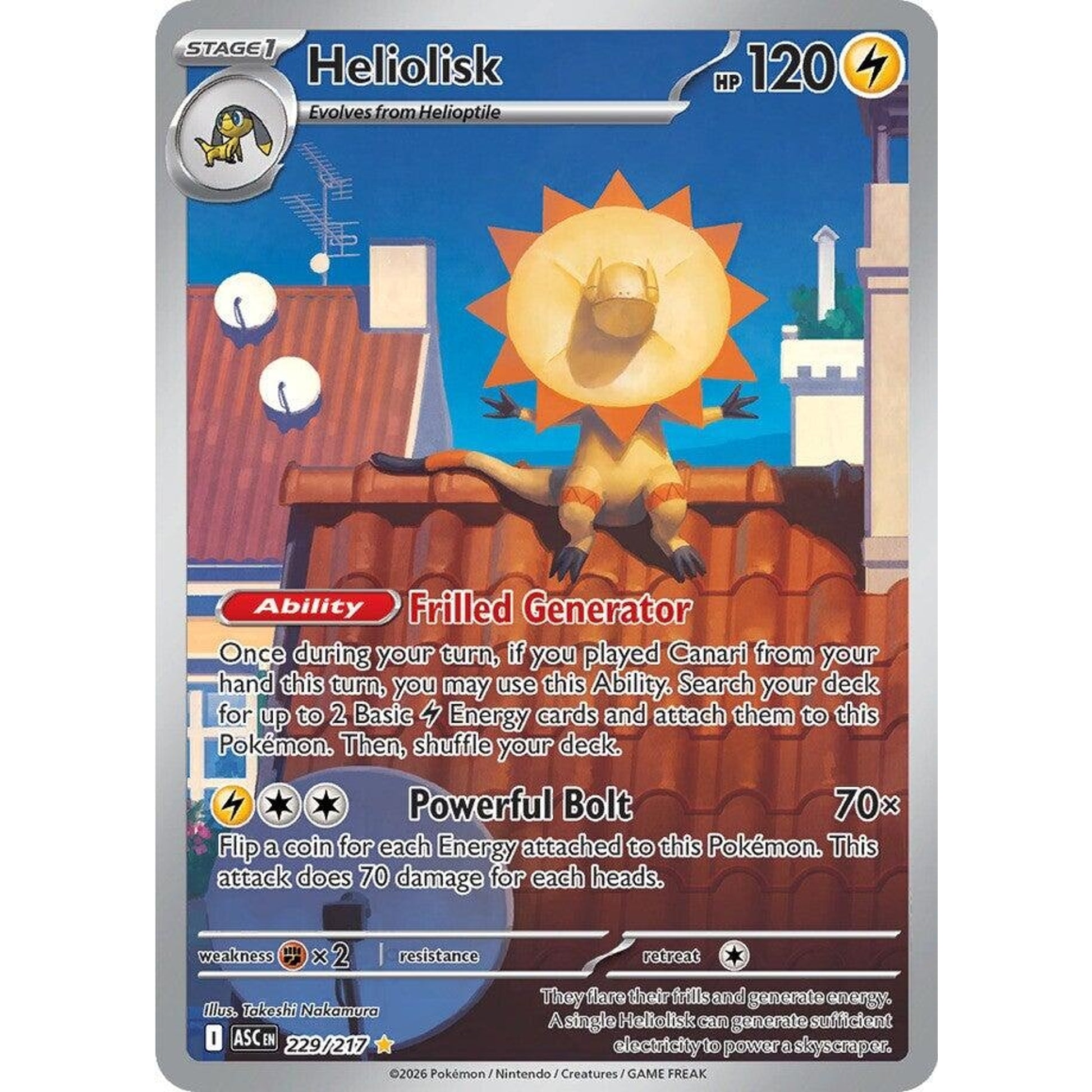 Image for Heliolisk (229/217) (ASC) - Pokemon