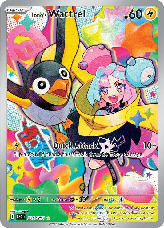 Image for Iono's Wattrel (231/217) (ASC) - Pokemon