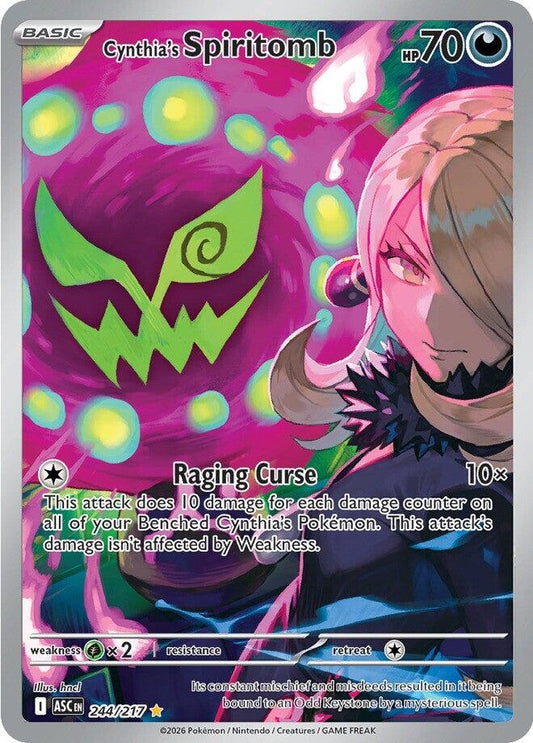 Image for Cynthia's Spiritomb (244/217) (ASC) - Pokemon