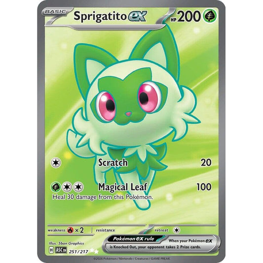 Image for Sprigatito ex (251/217) (ASC) - Pokemon
