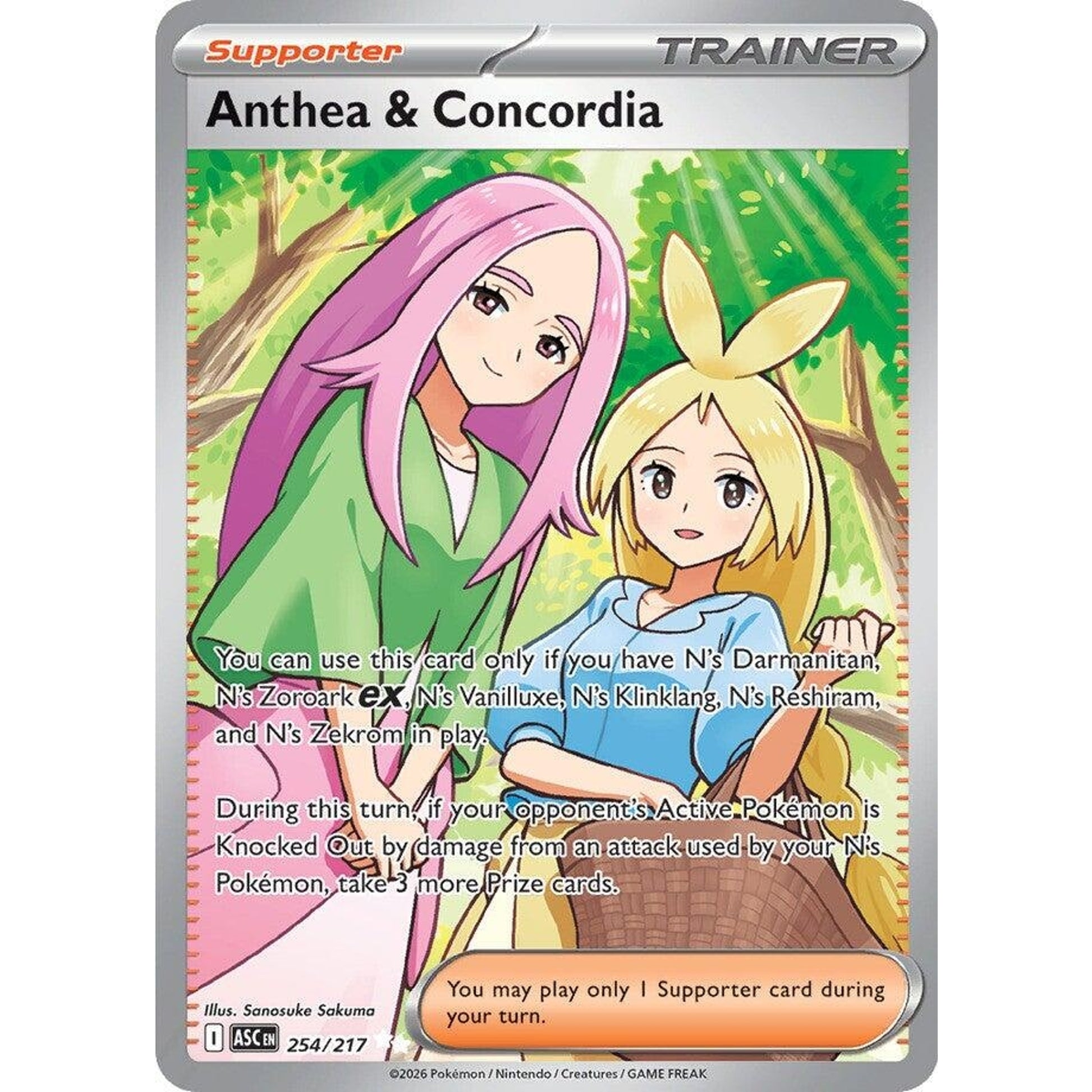 Image for Anthea & Concordia (254/217) (ASC) - Pokemon