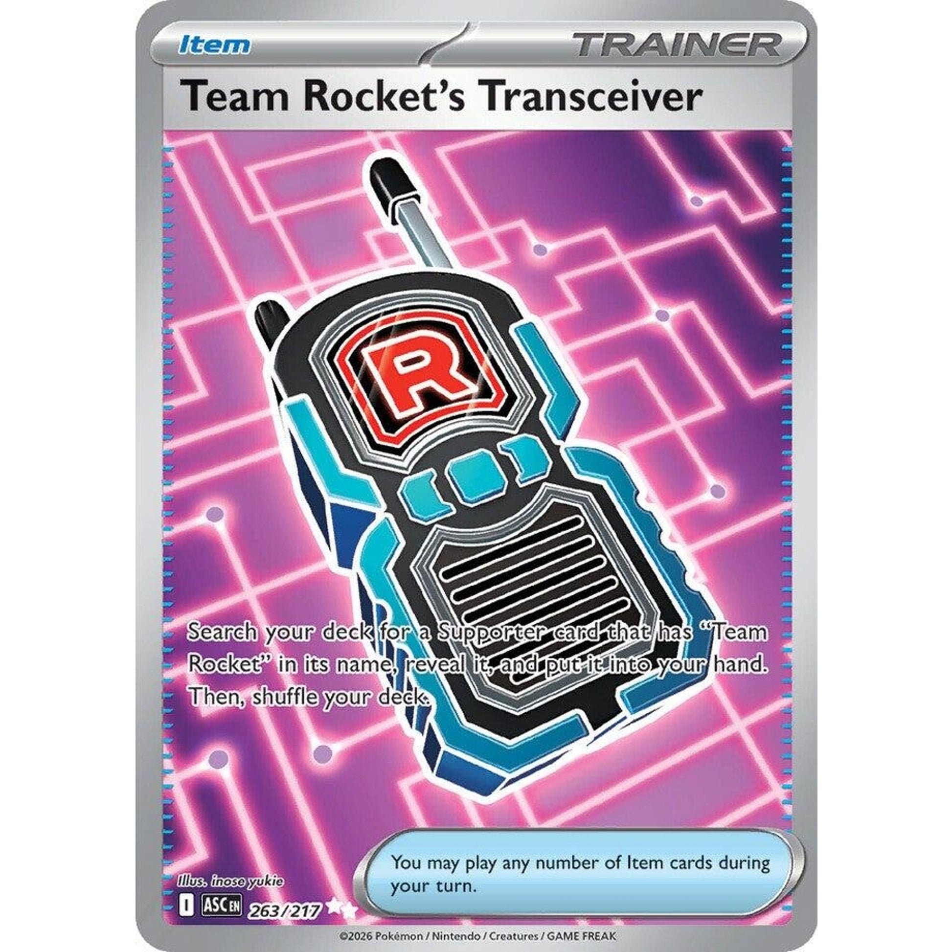 Image for Team Rocket's Transceiver (263/217) (ASC) - Pokemon