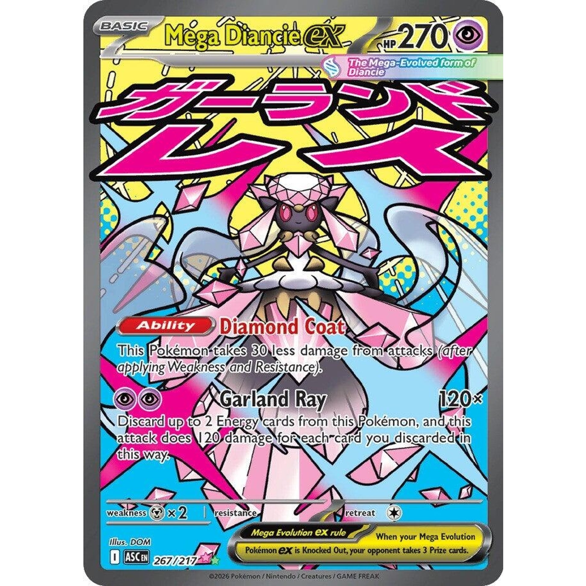 Image for Mega Diancie ex (267/217) (ASC) - Pokemon