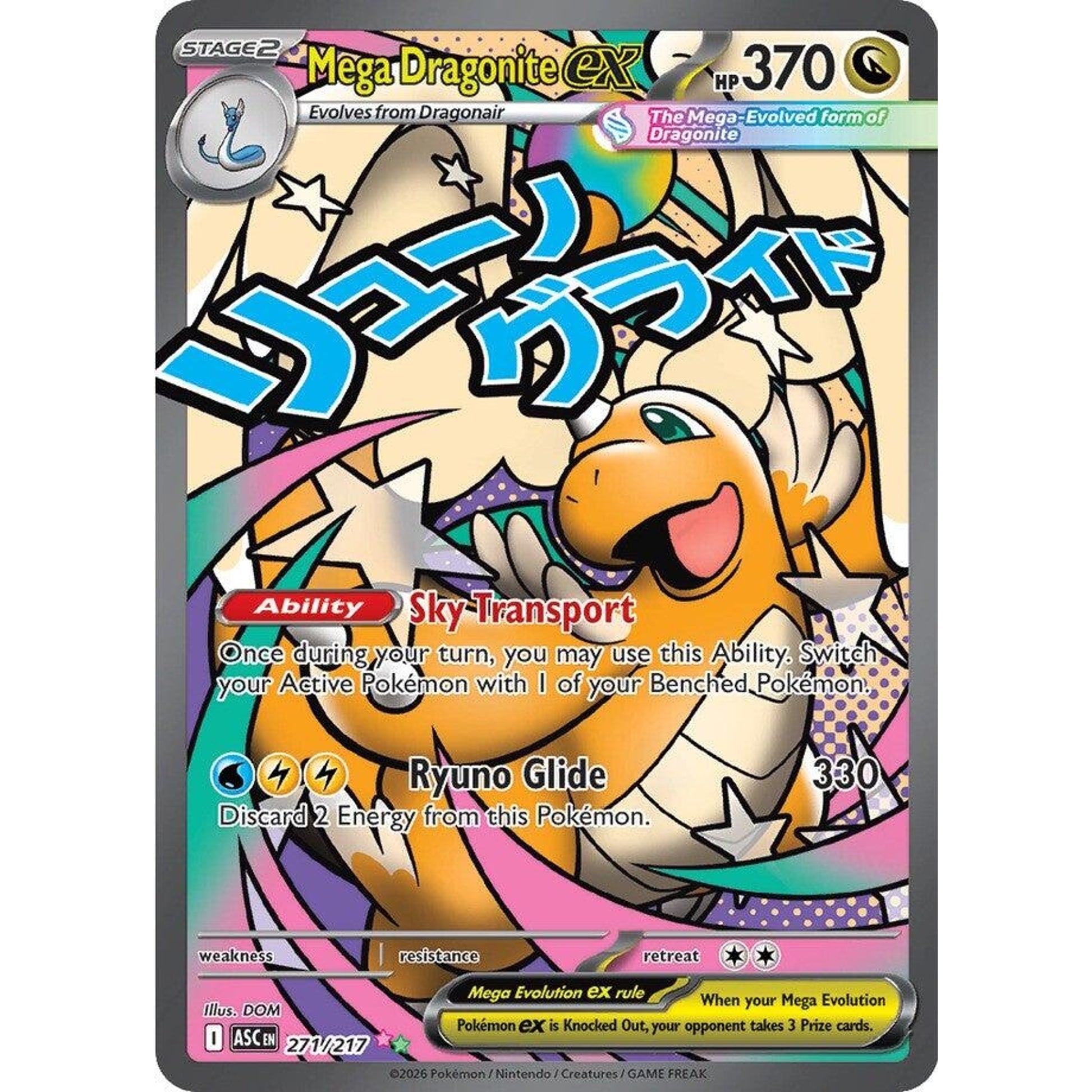 Image for Mega Dragonite ex (271/217) (ASC) - Pokemon