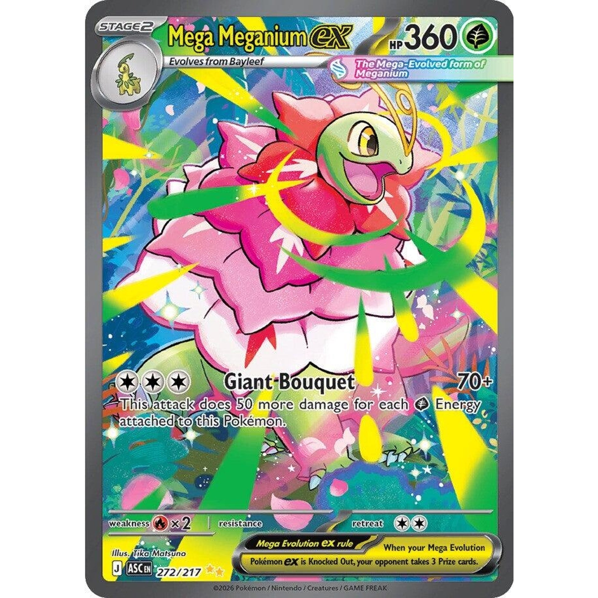 Image for Mega Meganium ex (272/217) (ASC) - Pokemon