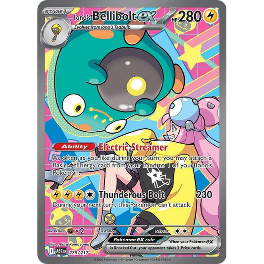 Image for Iono's Bellibolt ex (279/217) (ASC) - Pokemon