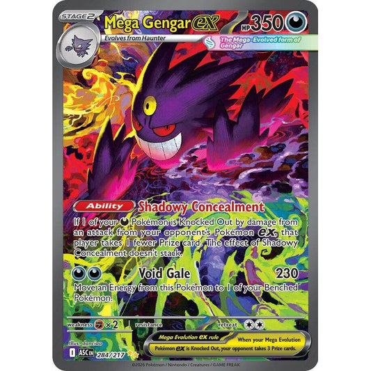 Image for Mega Gengar ex (284/217) (ASC) - Pokemon