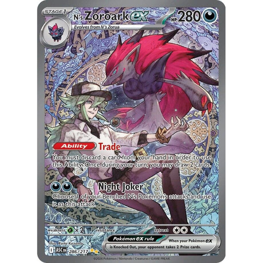 Image for N's Zoroark ex (286/217) (ASC) - Pokemon