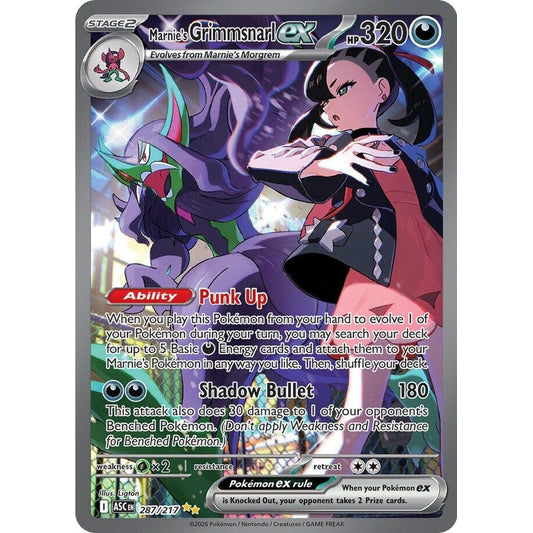 Image for Marnie's Grimmsnarl ex (287/217) (ASC) - Pokemon