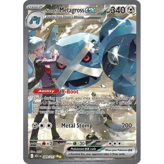 Image for Steven's Metagross ex (289/217) (ASC) - Pokemon