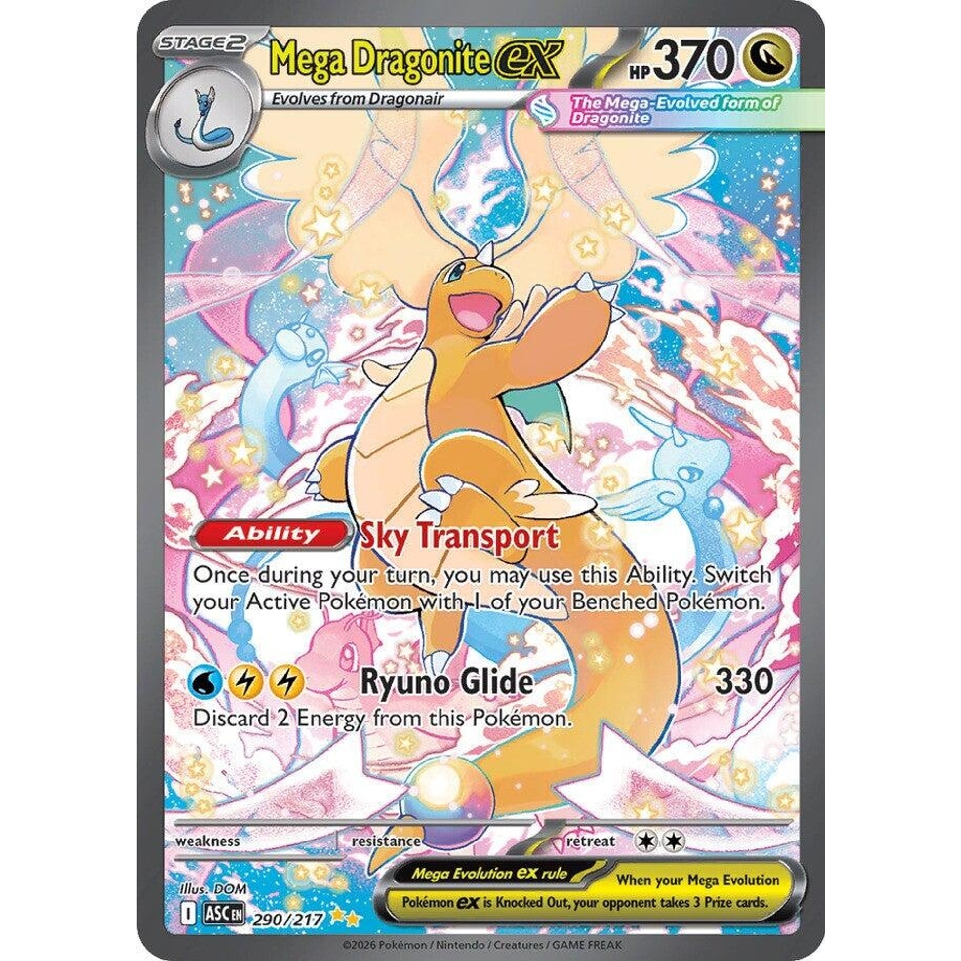 Image for Mega Dragonite ex (290/217) (ASC) - Pokemon