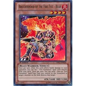 Image for Brotherhood of the Fire Fist - Bear (CBLZ-EN024) (CBLZ) - YuGiOh