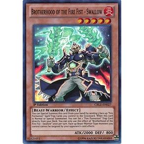 Image for Brotherhood of the Fire Fist - Swallow (CBLZ-EN027) (CBLZ) - YuGiOh