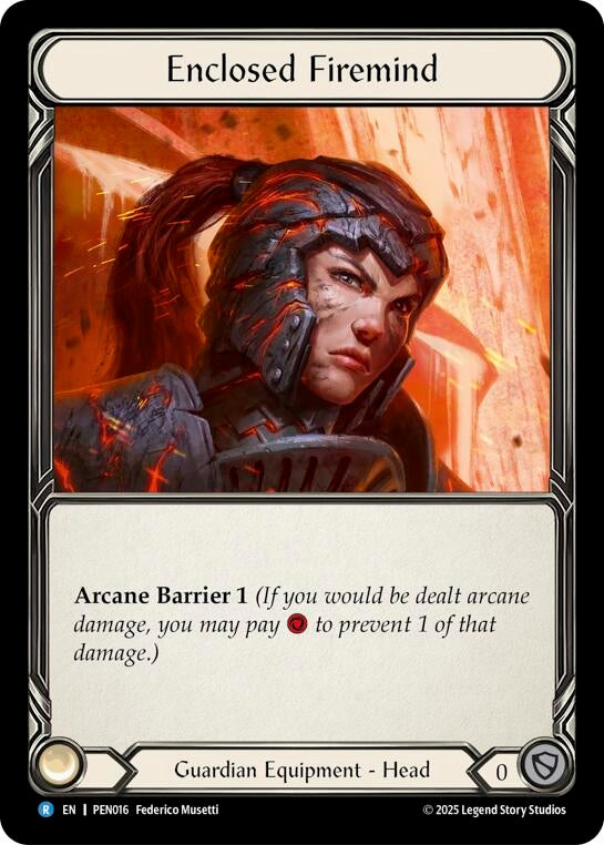 Image for Enclosed Firemind (PEN016) (PEN) - Flesh and Blood TCG