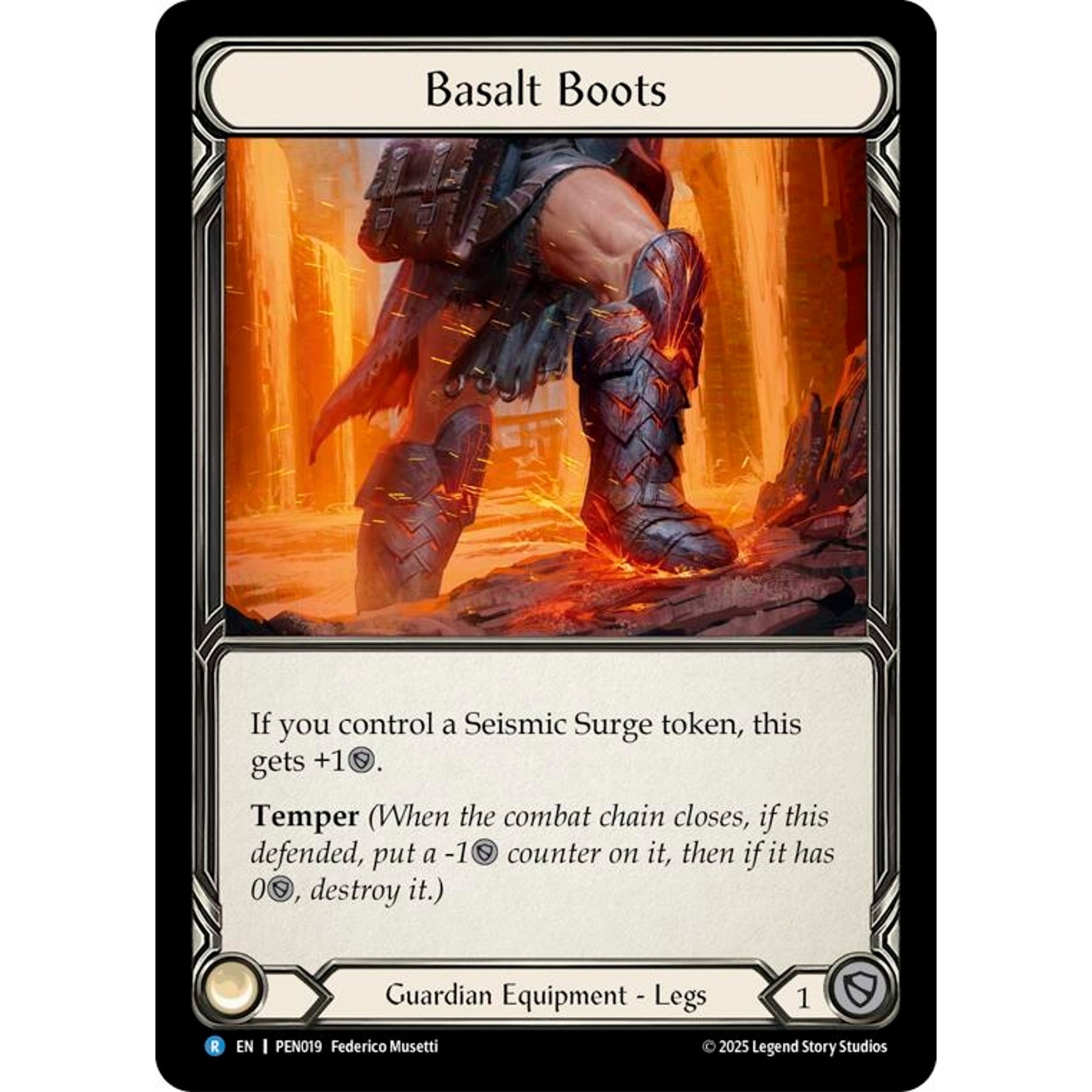 Image for Basalt Boots (PEN019) (PEN) - Flesh and Blood TCG