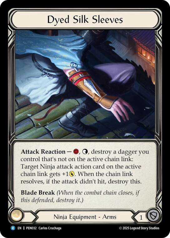 Image for Dyed Silk Sleeves (PEN032) (PEN) - Flesh and Blood TCG