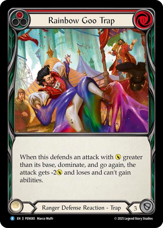 Image for Rainbow Goo Trap (Red) (PEN085) (PEN) - Flesh and Blood TCG