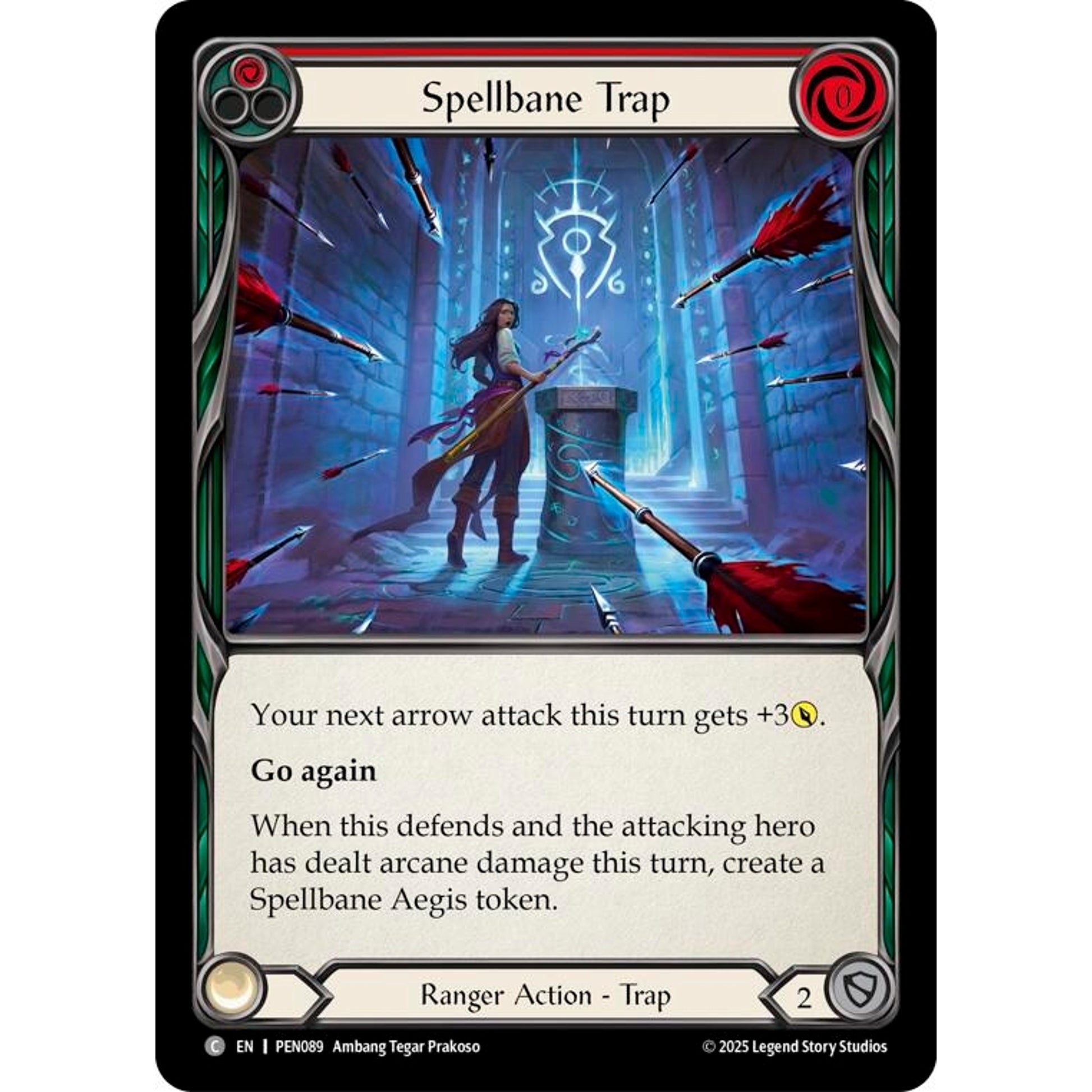 Image for Spellbane Trap (Red) (PEN089) (PEN) - Flesh and Blood TCG