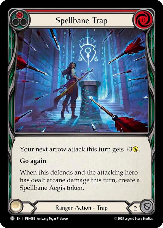 Image for Spellbane Trap (Red) (PEN089) (PEN) - Flesh and Blood TCG
