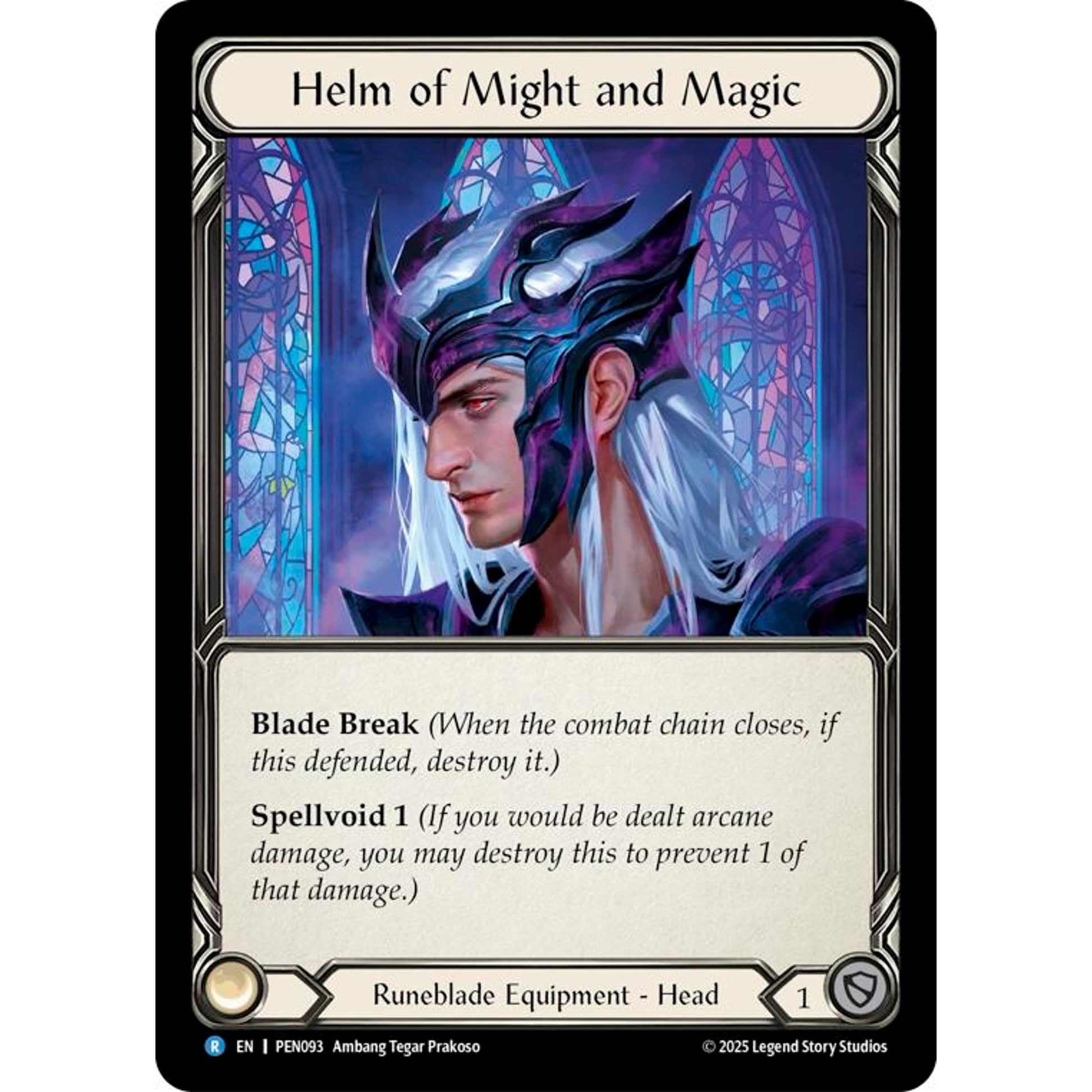 Image for Helm Of Might And Magic (PEN093) (PEN) - Flesh and Blood TCG