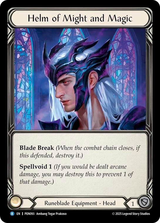 Image for Helm Of Might And Magic (PEN093) (PEN) - Flesh and Blood TCG