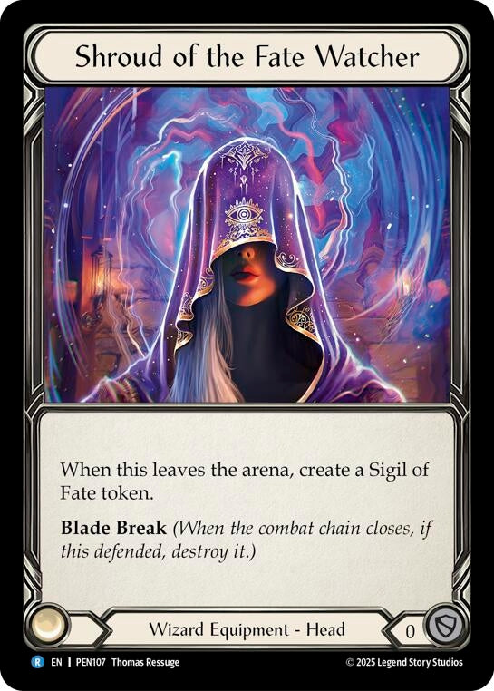 Image for Shroud Of The Fate Watcher (PEN107) (PEN) - Flesh and Blood TCG