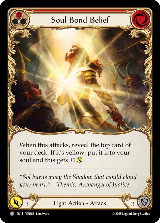 Image for Soul Bond Belief (Red) (PEN186) (PEN) - Flesh and Blood TCG